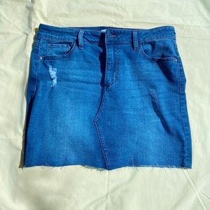 womes jean skirt